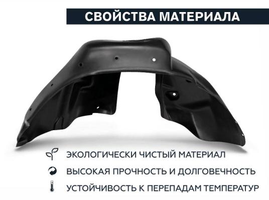 Подкрылок CHEVROLET Аveo 2004-2008 хб. (задний левый) Новлайн